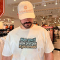 Men you’d look prettier if you smiled vintage shirt