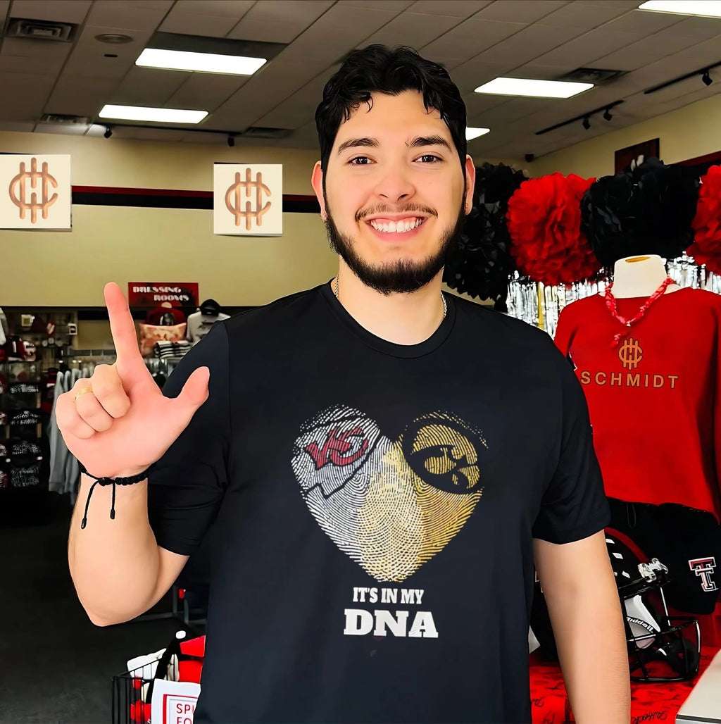 Kansas City Chiefs and Iowa Hawkeyes it’s in my DNA shirt