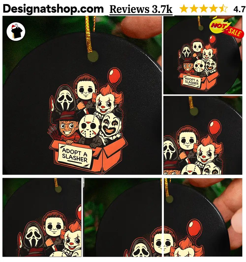 Adopt A Slasher Horror Characters Halloween shirt