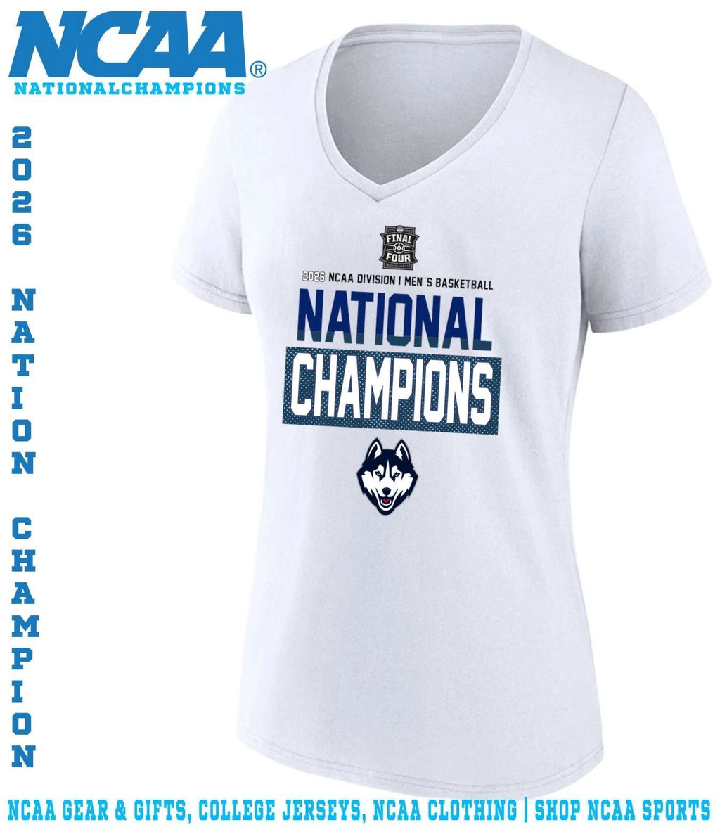 Uconn Huskies 2026 Ncaa Division I Men’s Basketball National Champions logo shirt