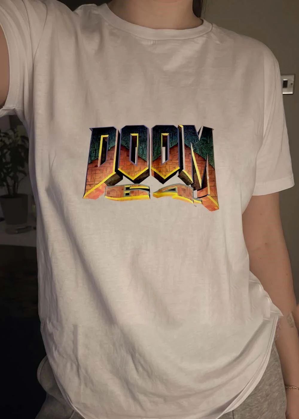 Doom Logo Classic Gaming T-Shirt
