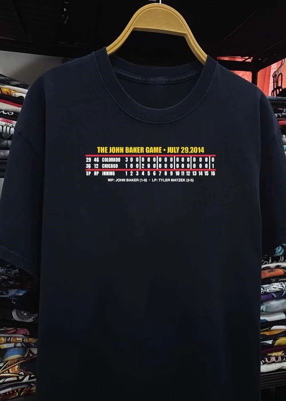 The John Baker Game July 29 2014 Colorado Chicago 3 1 2 0 16 Shirt