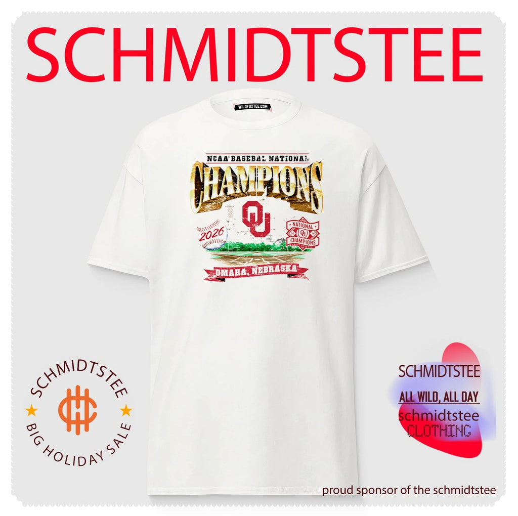 Oklahoma Baseball 2026 NCAA MCWS National Champions Ivory shirt