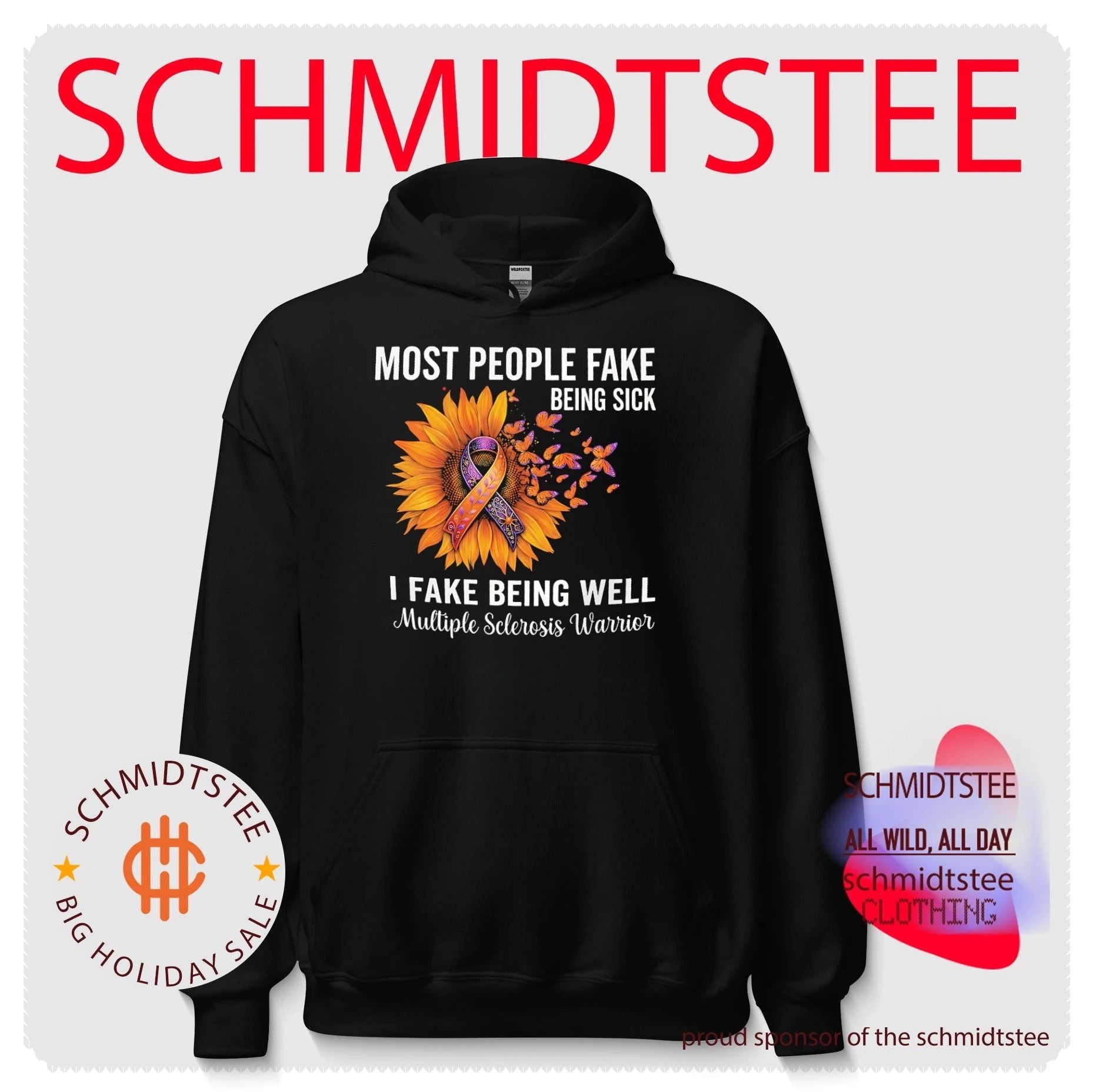 Most people fake being sick I fake being well ribbon shirt