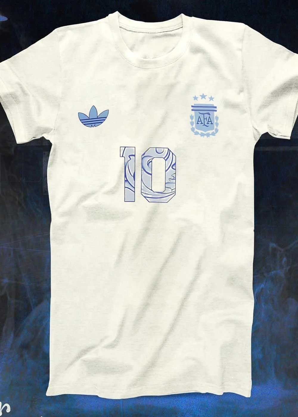Argentina AFA 10 Trefoil Logo Jersey Argentina Shirt