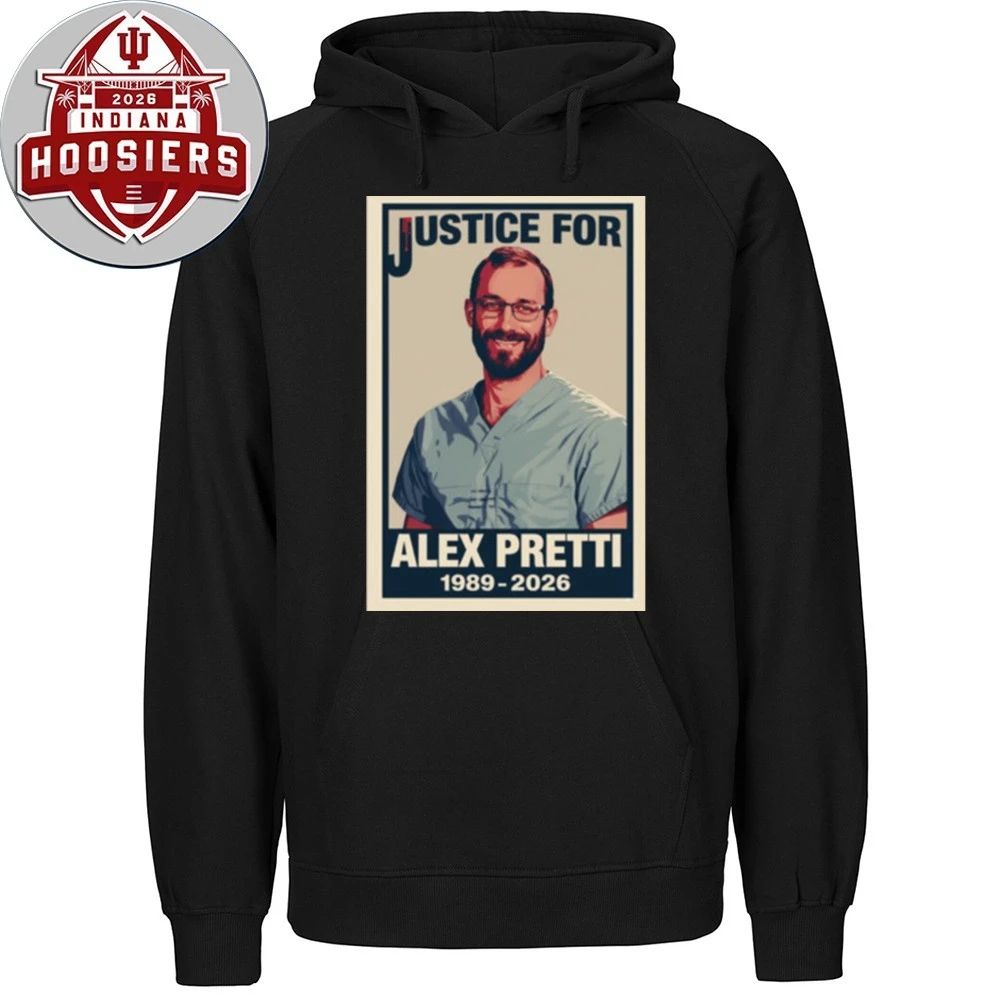 Justice for Alex Pretti 1989-2026 Minnoseta Anti ICE Protest Hoodie T-Shirt