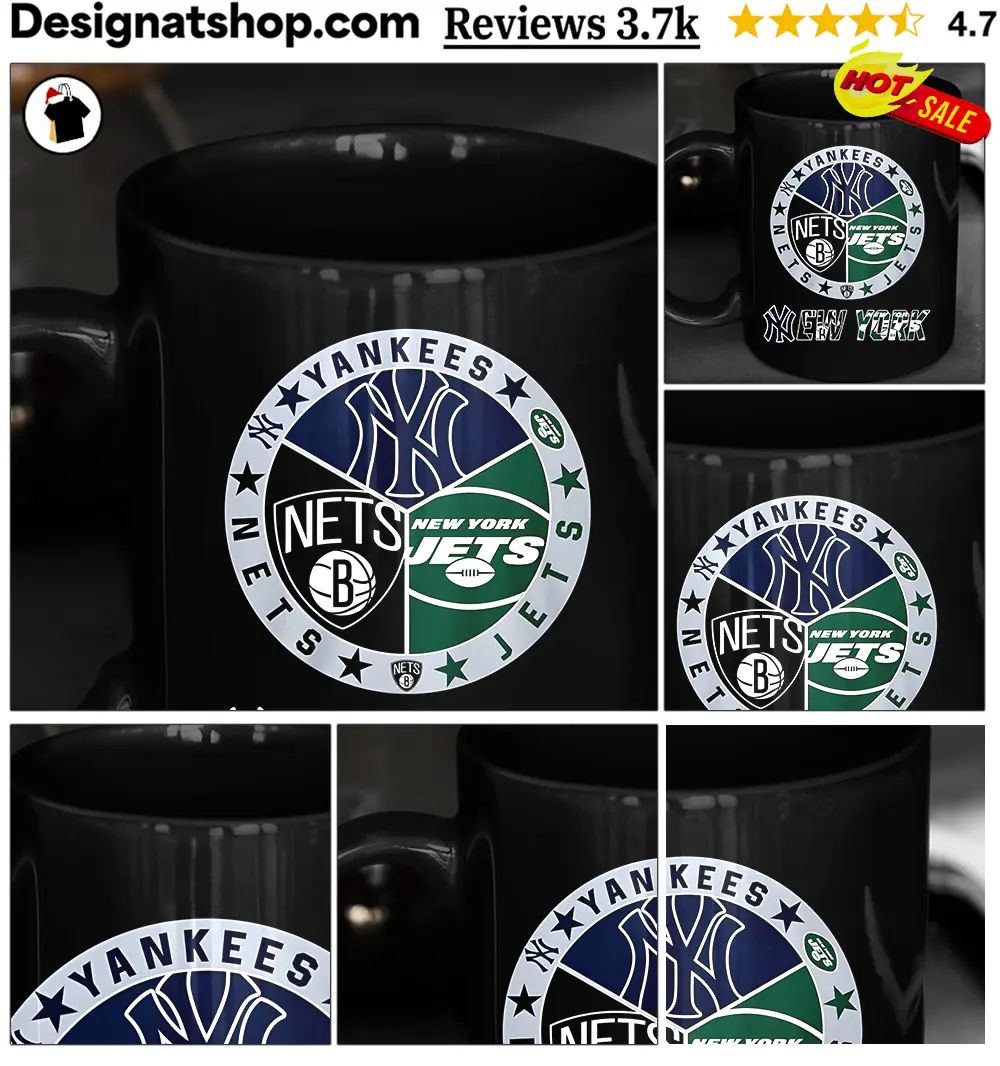 Yankees Nets And Jets Baseball Basketball Football Teams New York Sport Shirt