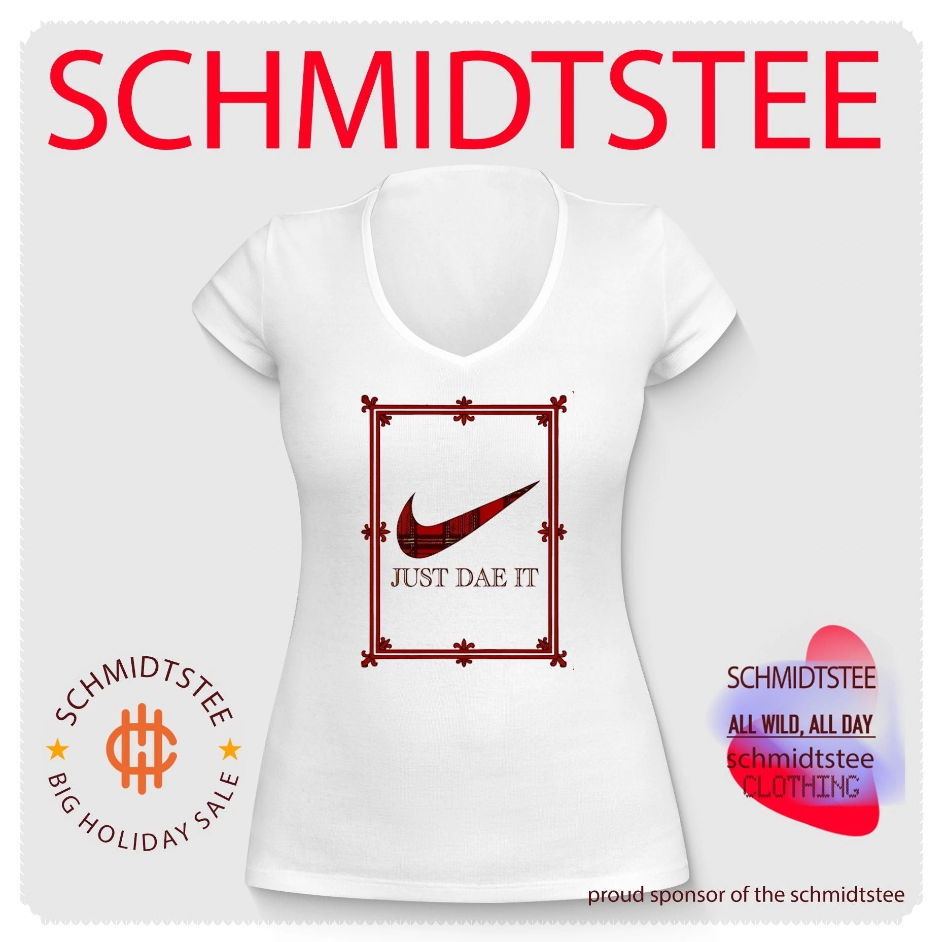 Just Dae It Scottish Plaid Swoosh Scotland shirt