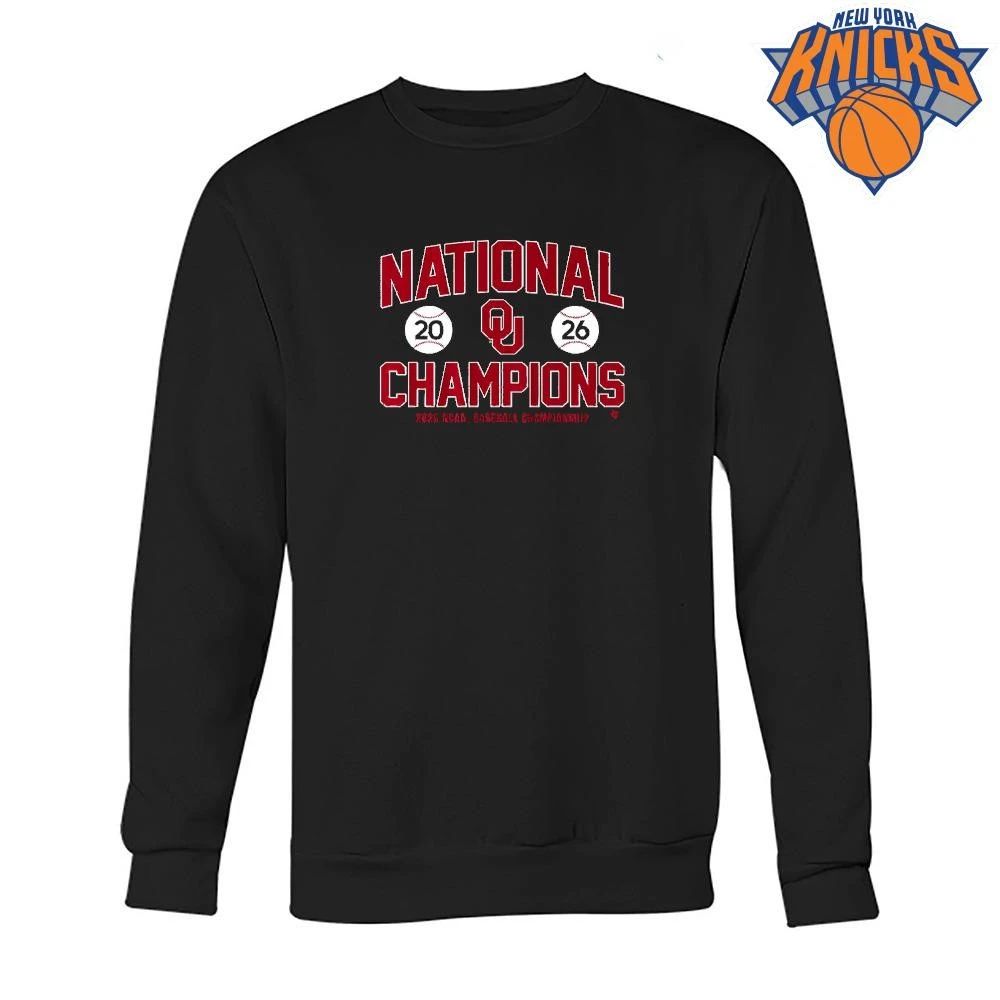 Oklahoma Baseball 2026 NCAA Champions Classic Shirt