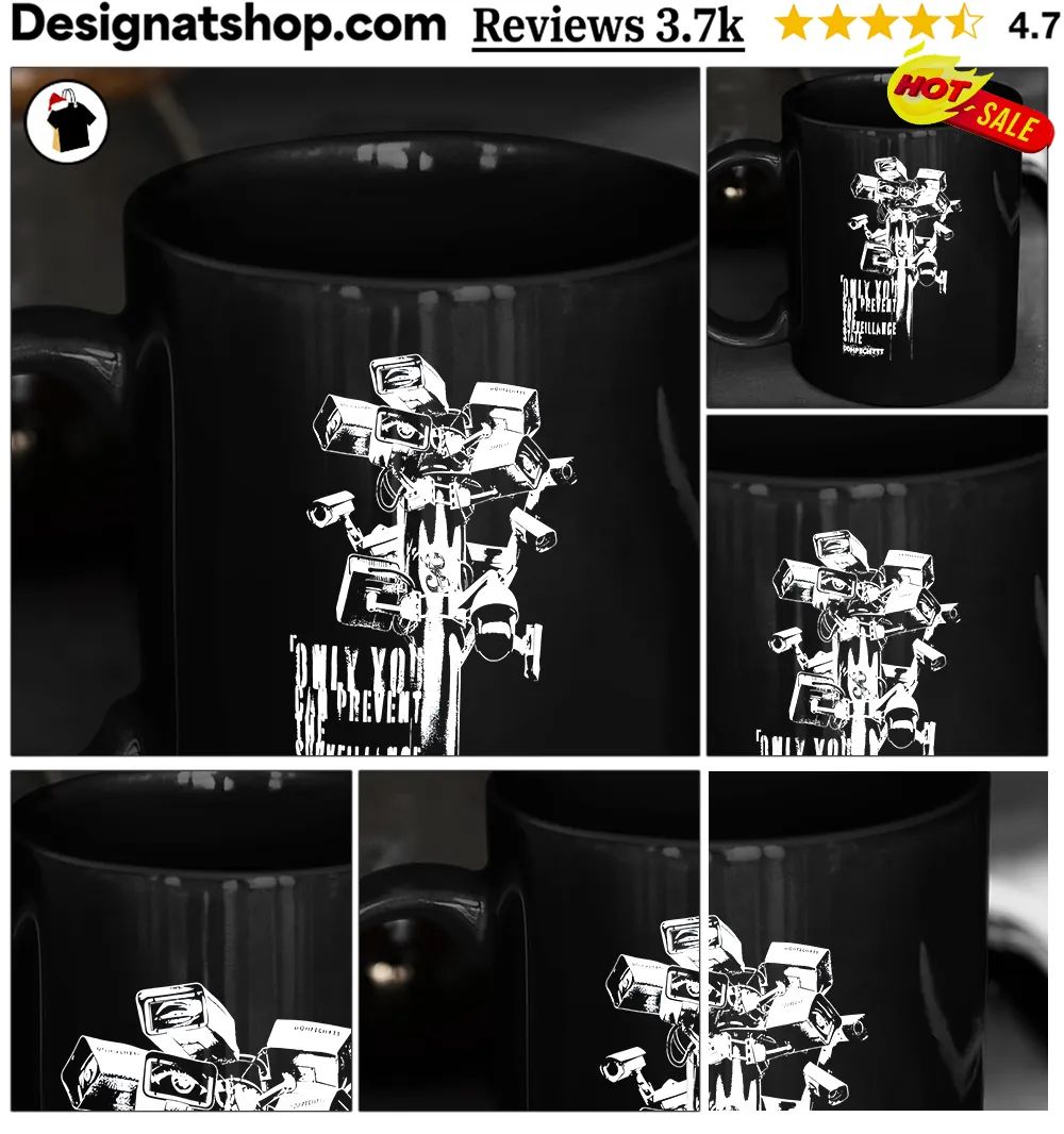 CCTV security camera dystopianonly you can prevent the surveillance state flock camera shirt