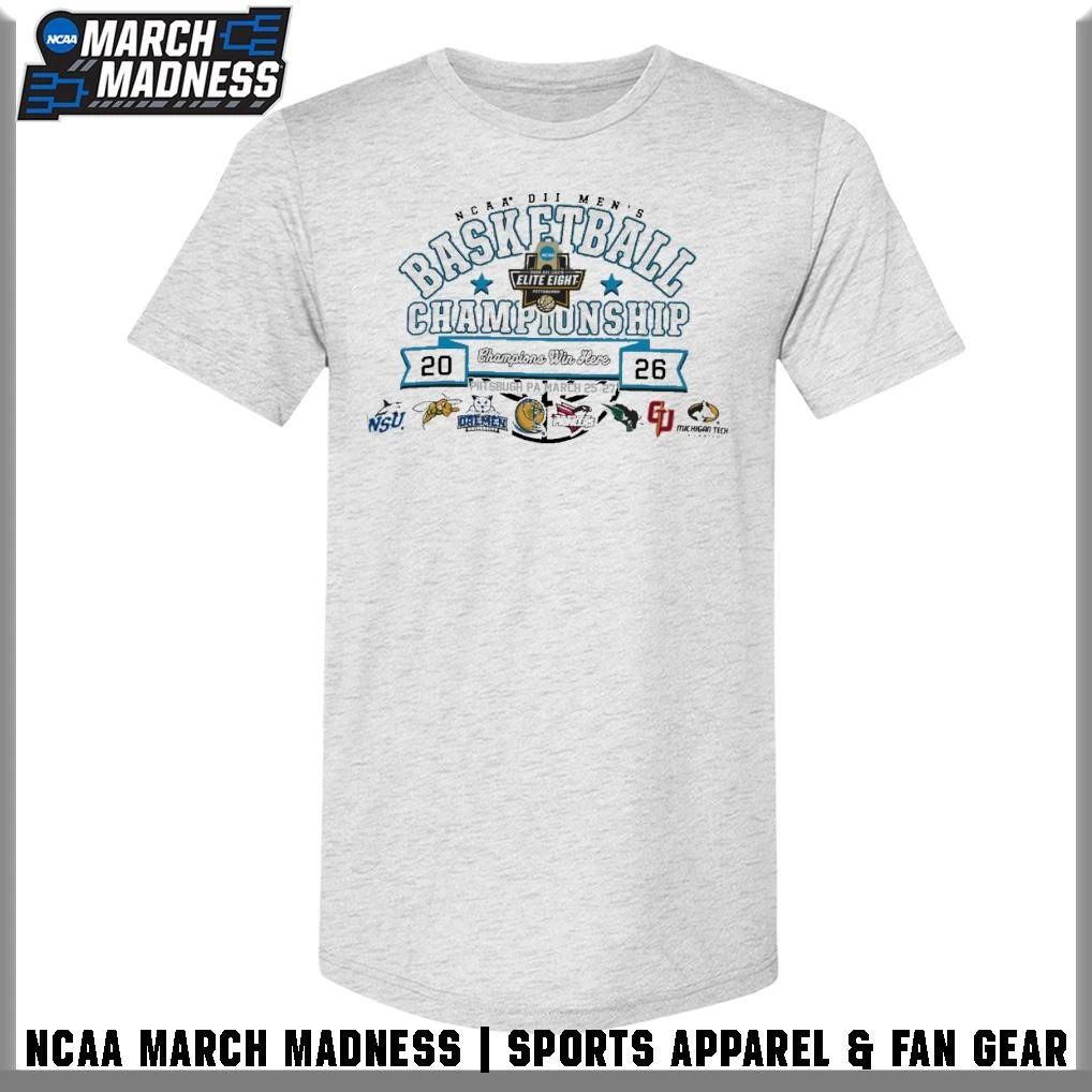 2026 NCAA Division II Men’s Basketball Elite Eight March 25-27 Pittsburgh, PA T-Shirt