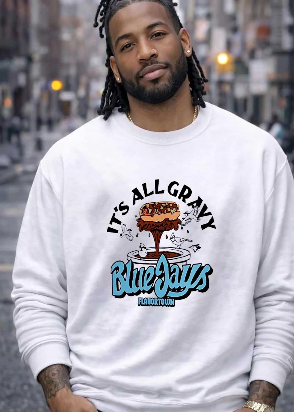 Flavortown It Is All Gravy Blue Jays T-Shirt