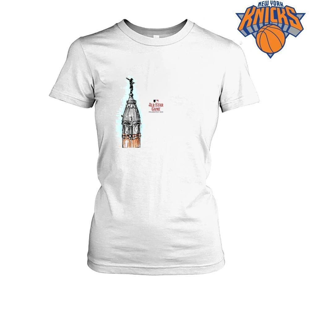 MLB All Star Game Philadelphia 2026 City Hall Tower Sketch shirt
