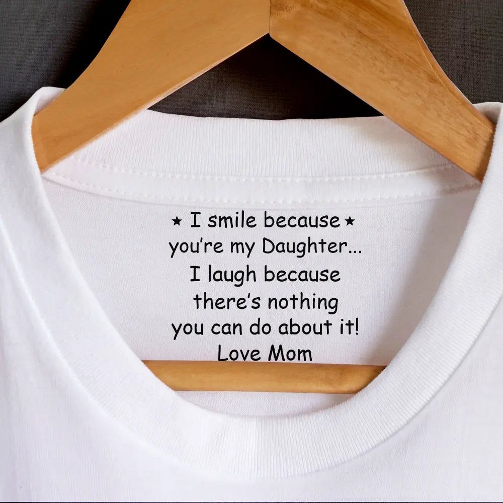 I Smile Because You Are My Son - Personalized T Shirt