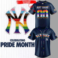 New York Yankees Celebrating Pride Month Baseball Jersey