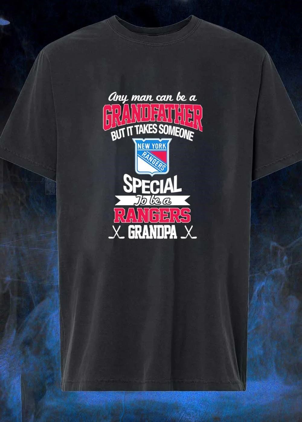 New York Rangers Fans Any Man Can Be A Grandfather shirt