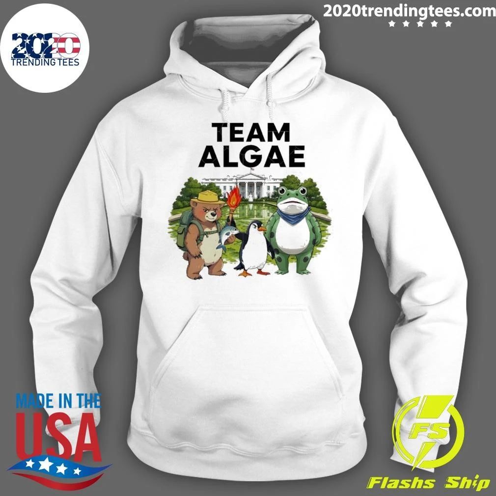 Frog Penguin Bear Team Algae Fdt Make Algae Great Again Patriotic White House 2026 Shirt