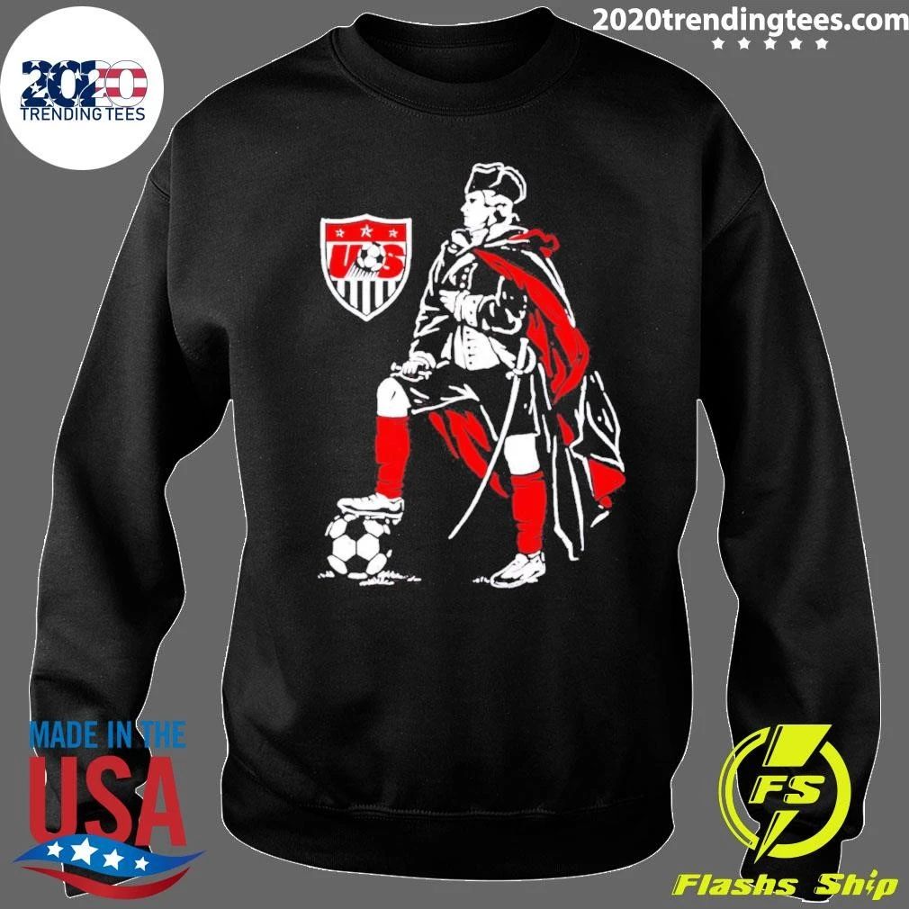 U.s. Soccer Patriot Paint Graphic Shirt