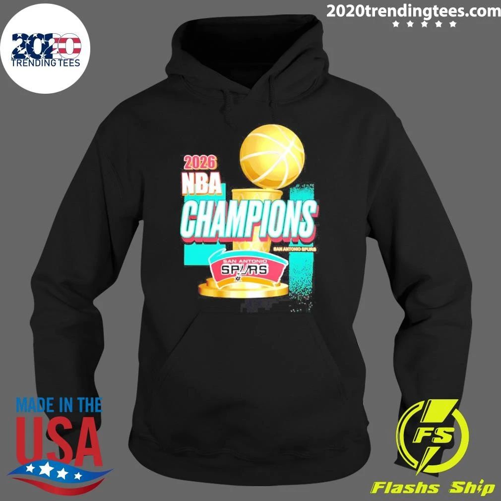 San Antonio Spurs 2026 Nba Champions Trophy Shirt