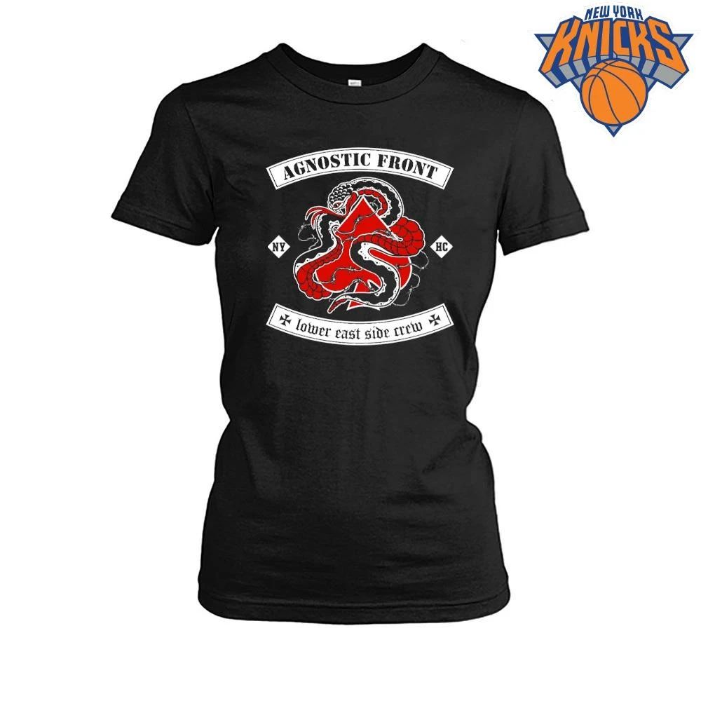 Agnostic Front Lower East Side Crew Snake Ace of Spades Hardcore Shirt