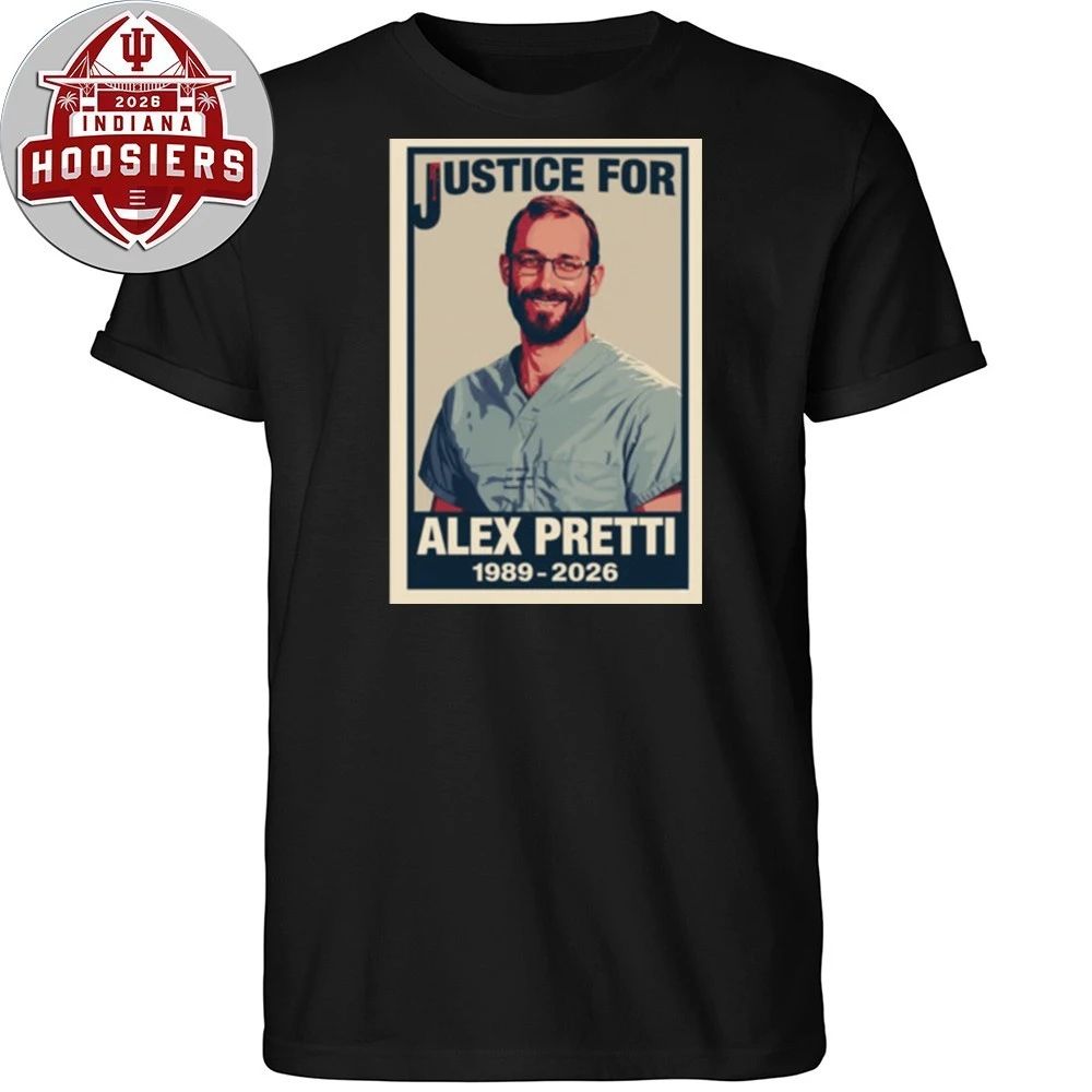 Justice for Alex Pretti 1989-2026 Minnoseta Anti ICE Protest Hoodie T-Shirt