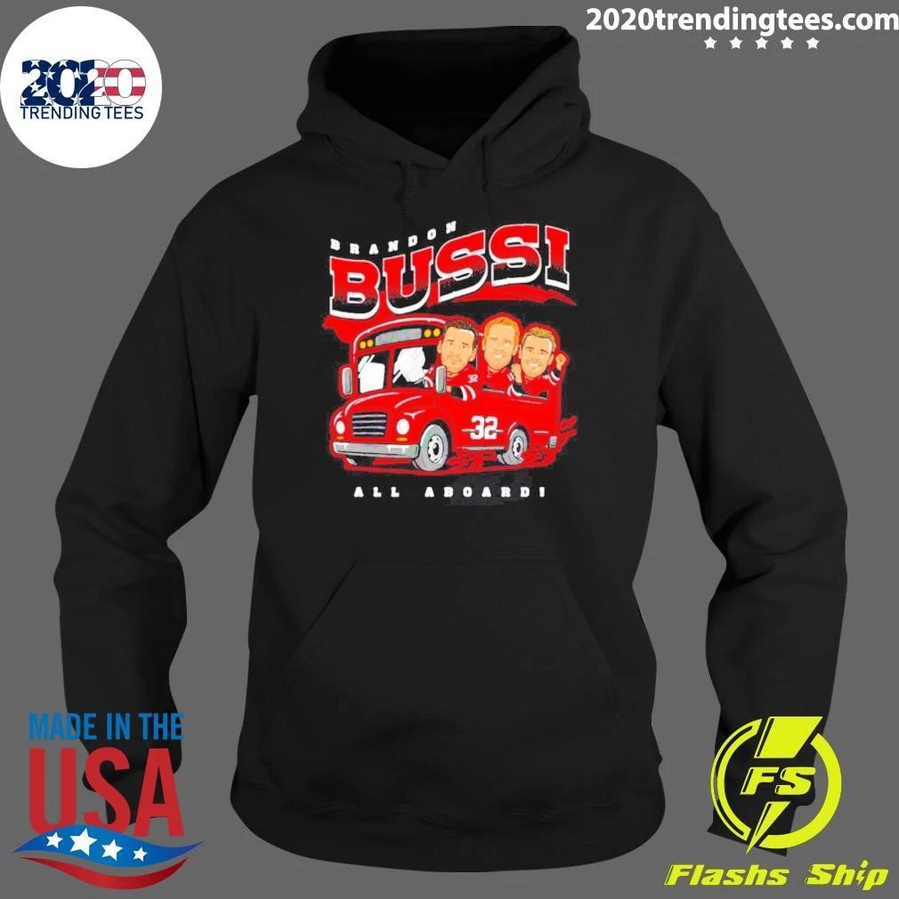 Brandon Bussi Carolina 2026 Champions All Aboard Caricature Shirt
