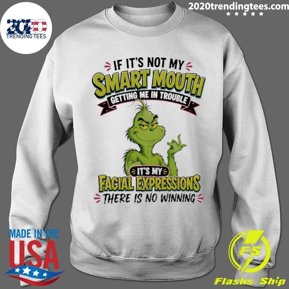 The Grinch Smart Mouth And Facial Expressions Shirt