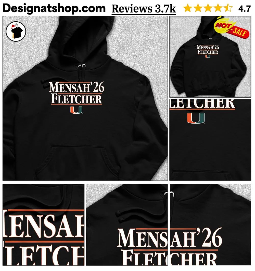 Miami Football Mensah-Fletcher ’26 shirt