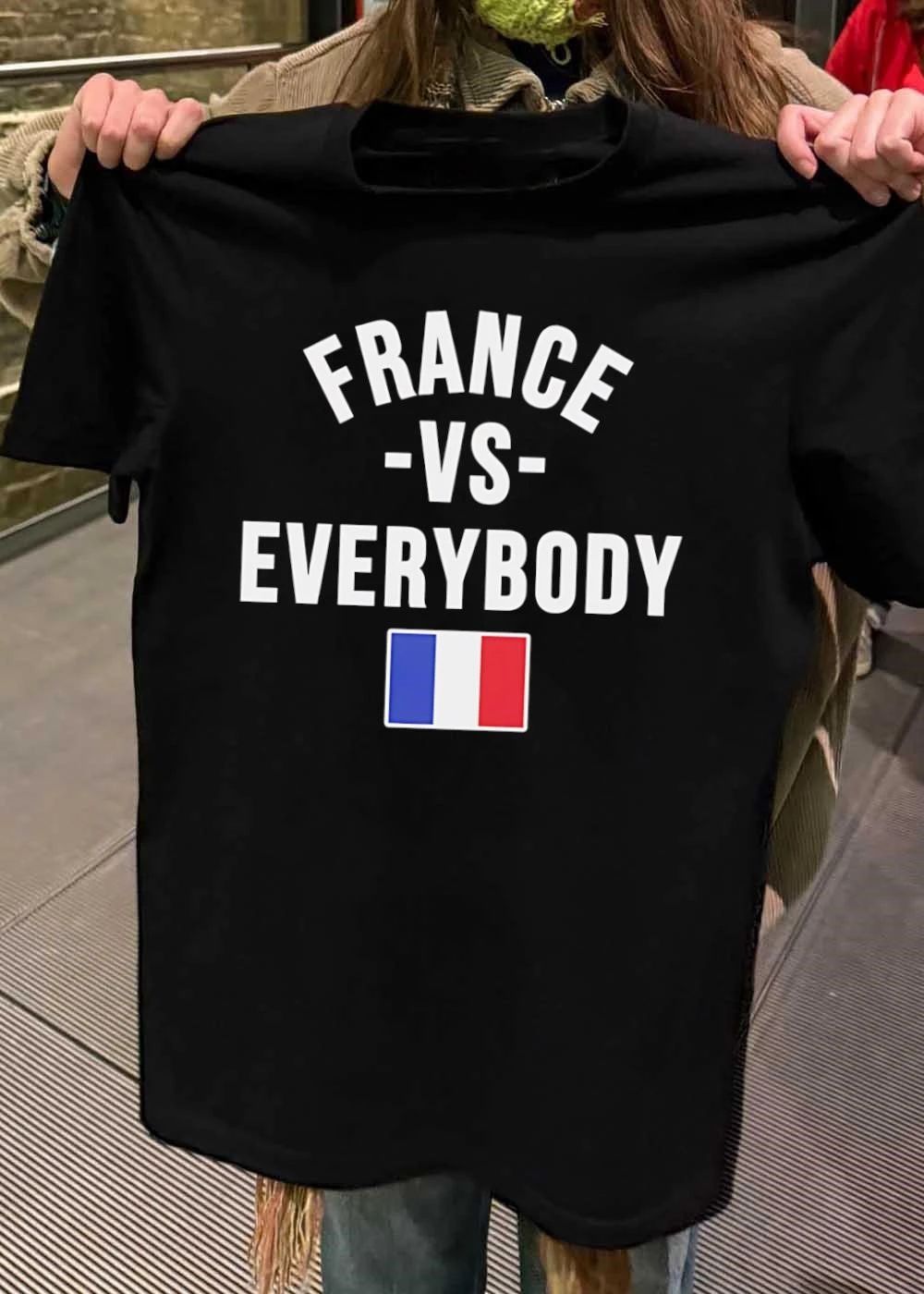 France vs Everybody National Flag shirt