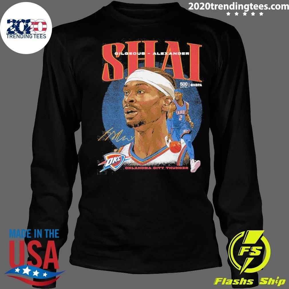 Shai Gilgeous-Alexander Oklahoma City Thunder 500 Level Dual Player Shirt