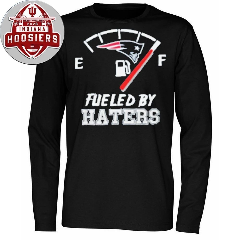 Patriots Logo Fueled By Haters Gas Gauge Funny Football Logo T-Shirt