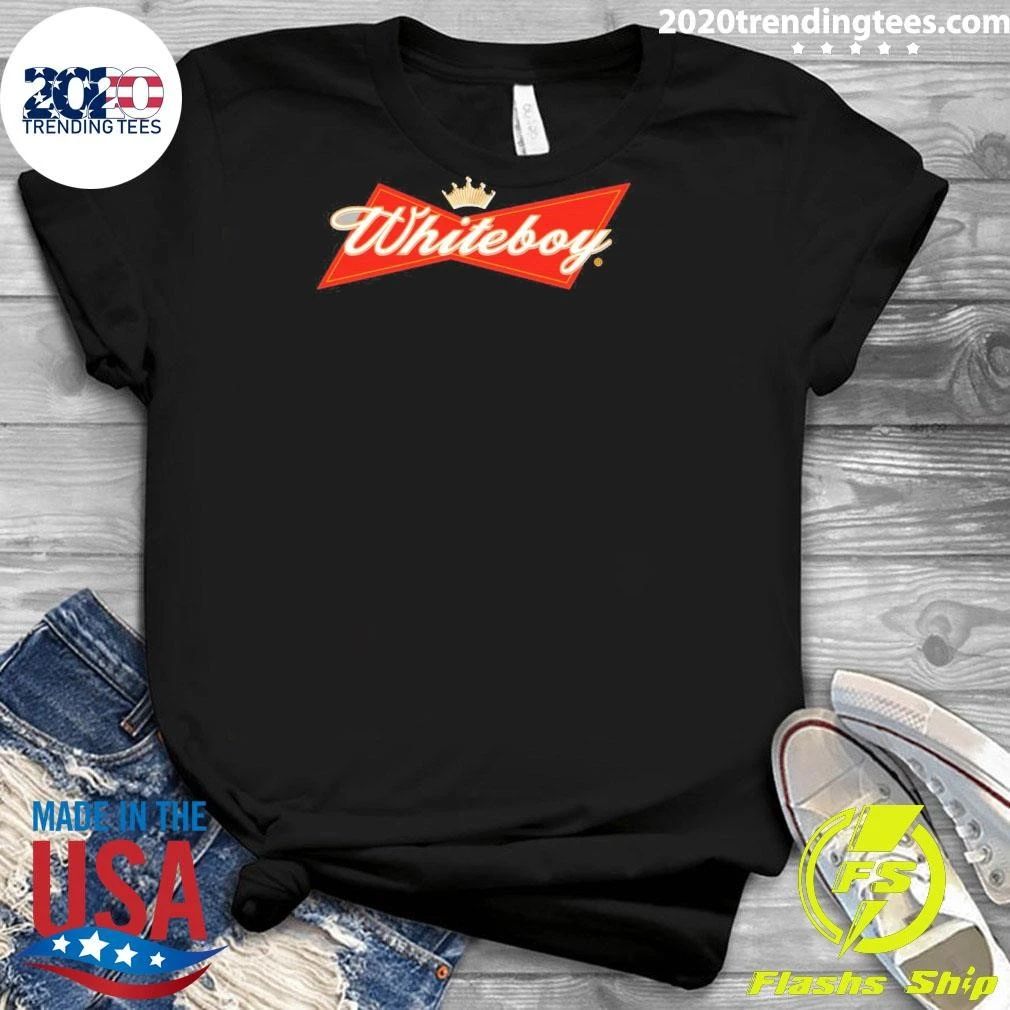 Whiteboy Logo Parody Funny Humor Shirt