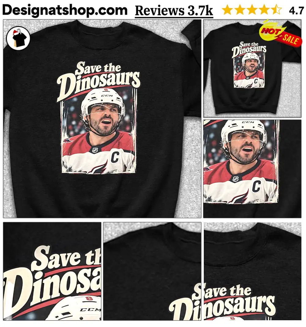 Scott Hunter save the dinosaurs shirt