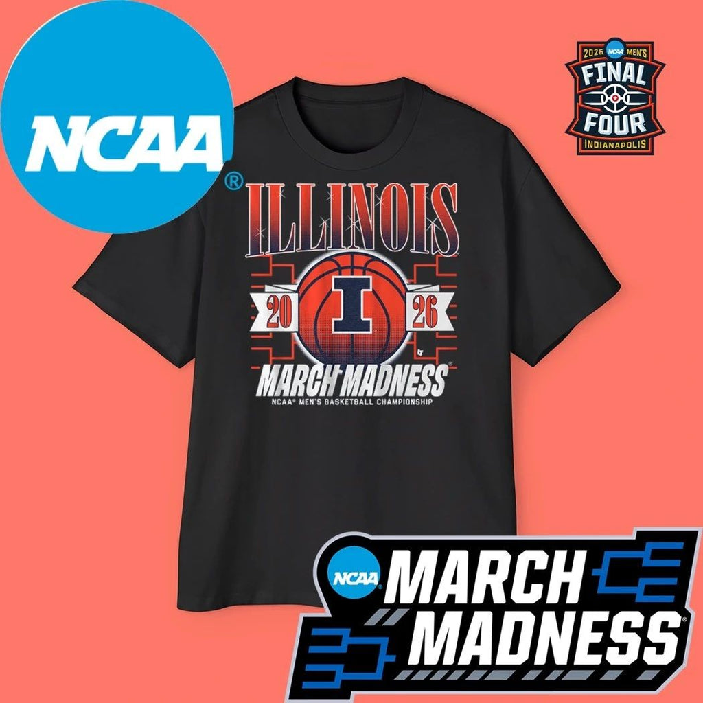 Illinois Fighting Illini MBB 2026 NCAA Women’s Basketball Championship March Madness Logo Shirt