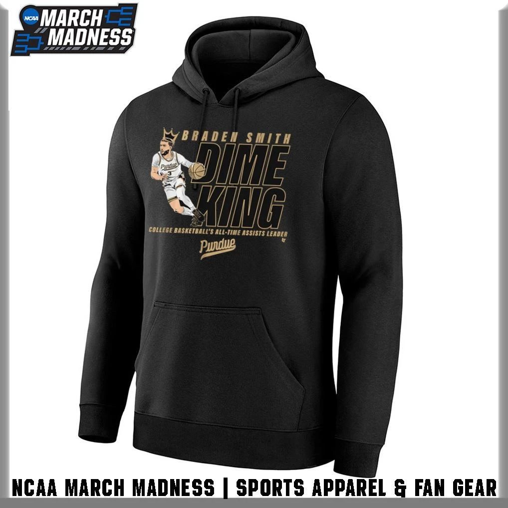 Braden Smith Dime King All-Time Assists Leader Record Purdue Basketball T-Shirt