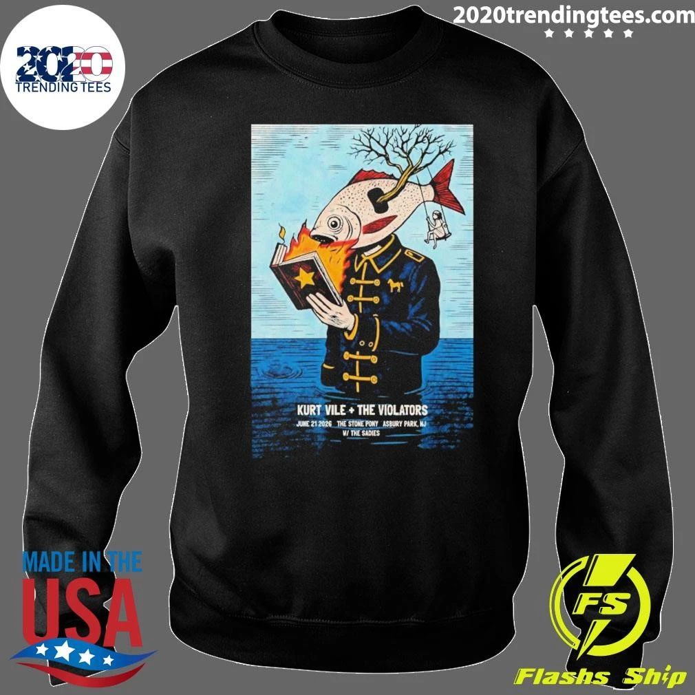 Kurt Vile And The Violators June 21 2026 The Stone Pony In Asbury Park Nj Poster Shirt
