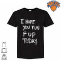 I Hope You Run It Up Today Aesthetic Text Motivation Workout Gym Shirt