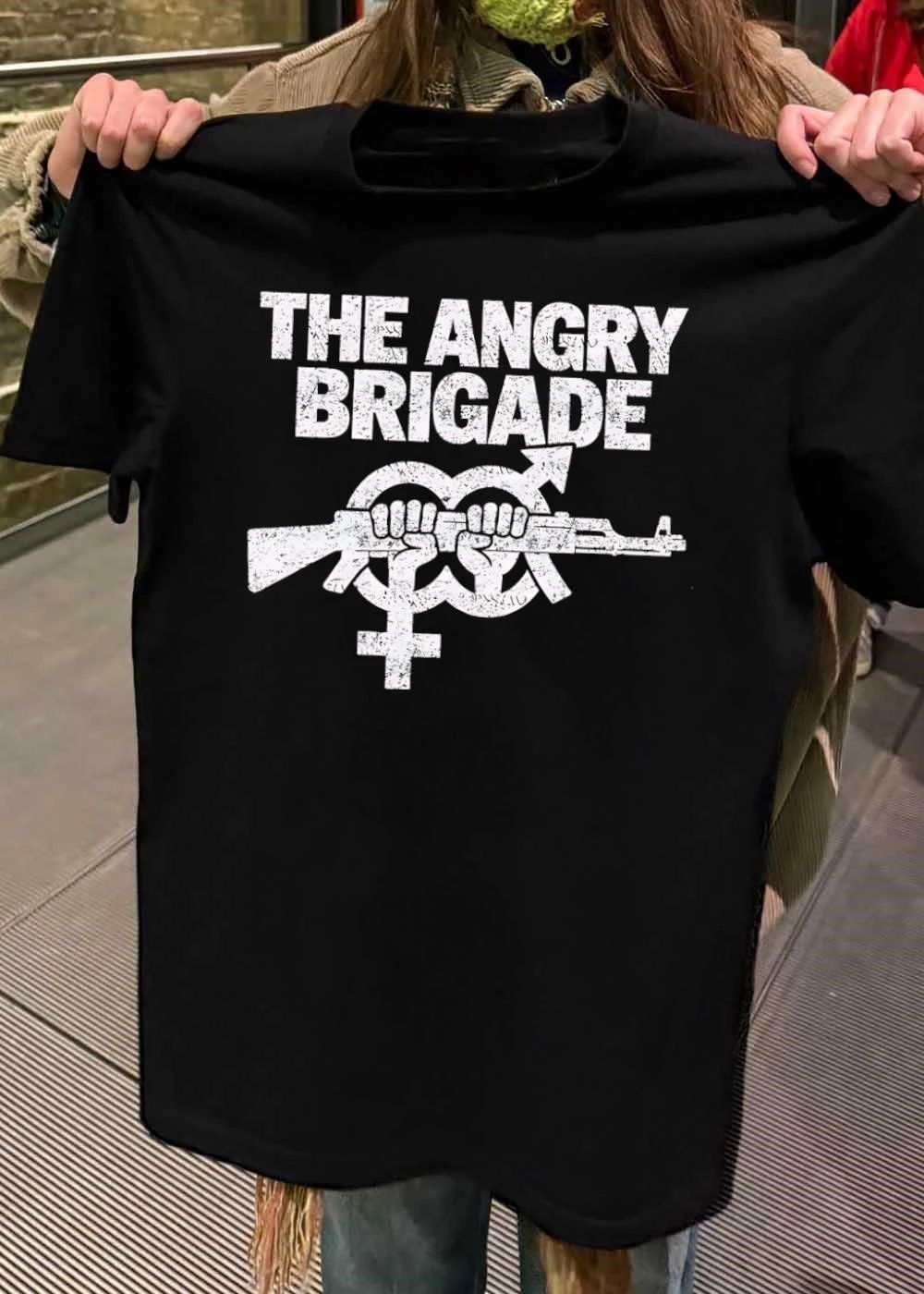 The Angry Brigade Fists Holding Rifle shirt