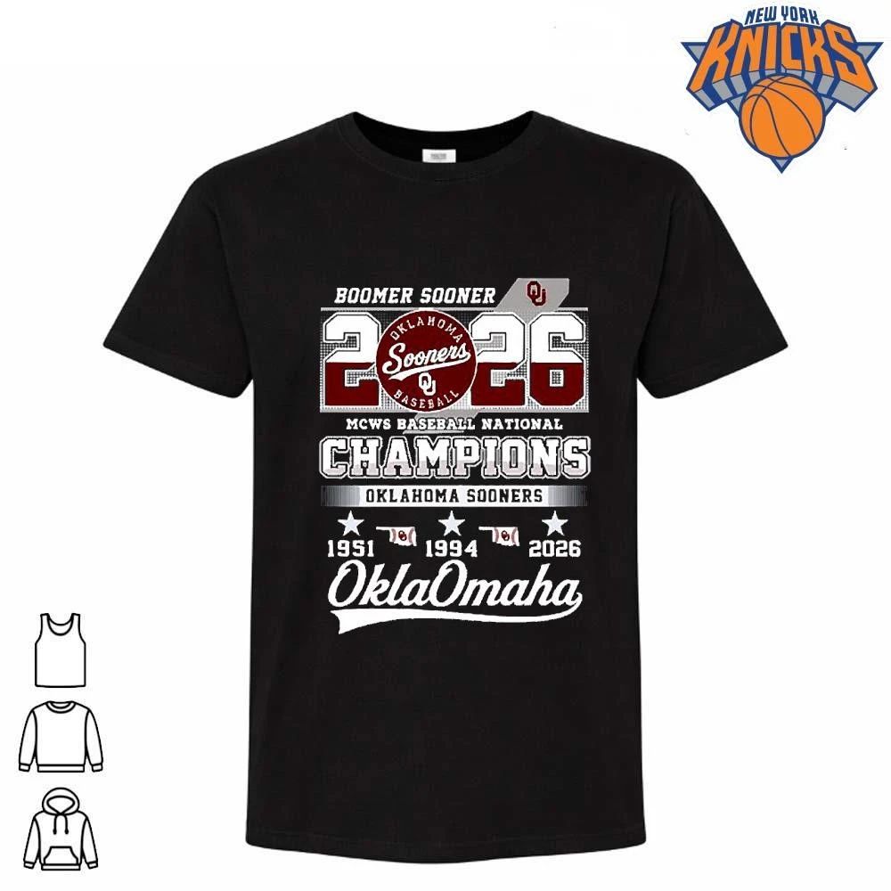 Oklahoma Sooners Crimson 2026 Champions Shirt