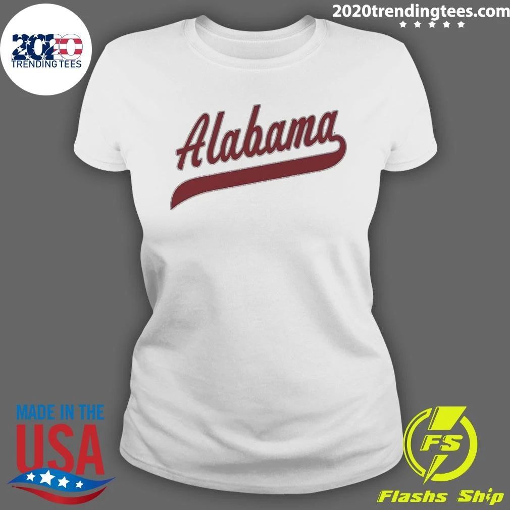 Alabama Baseball Logo Script Vintage Shirt