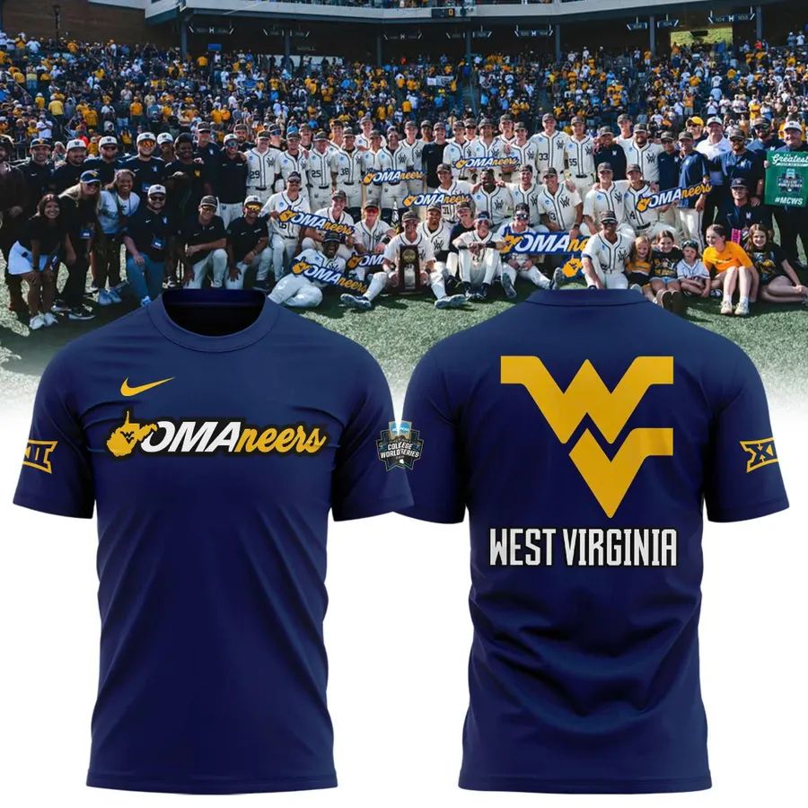 West Virginia Mountaineers OMANeers College World Series T-Shirt