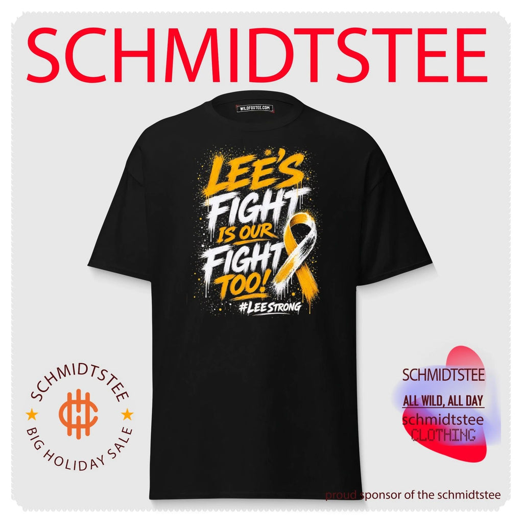 Lee’s fight is our fight too ribbon LeeStrong fuck cancer shirt