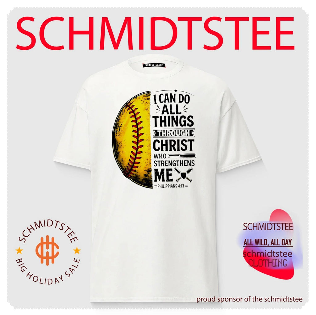 Baseball I Can Do All Things Through Christ Shirt