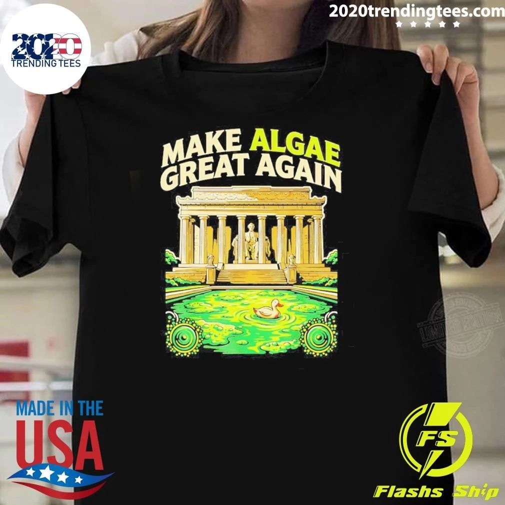 Make Algae Great Again Funny Political Satire Shirt