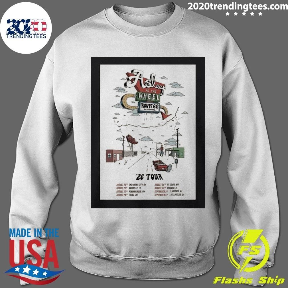 Asleep At the Wheel Route 66 Centennial 2026 Shows Shirt