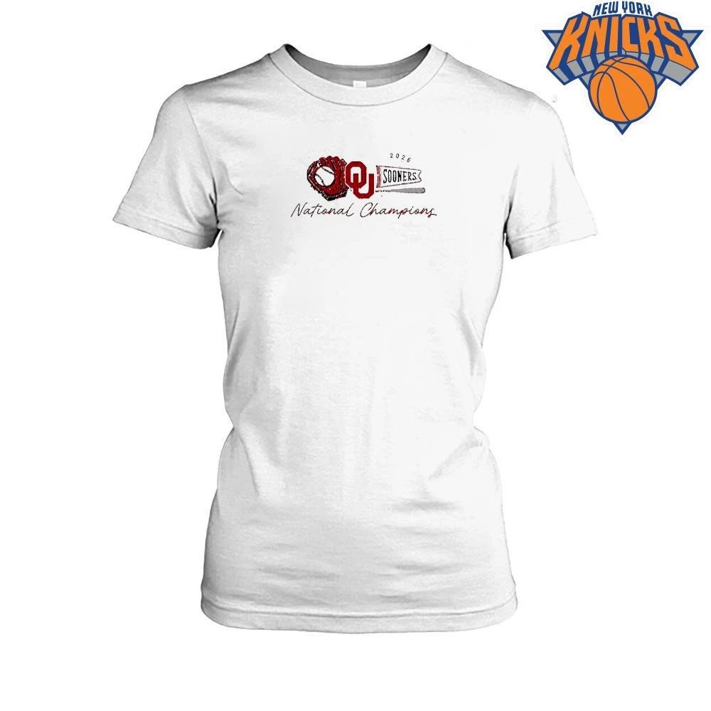 Oklahoma Sooners 2026 College World Series Champions Sketch T-Shirt