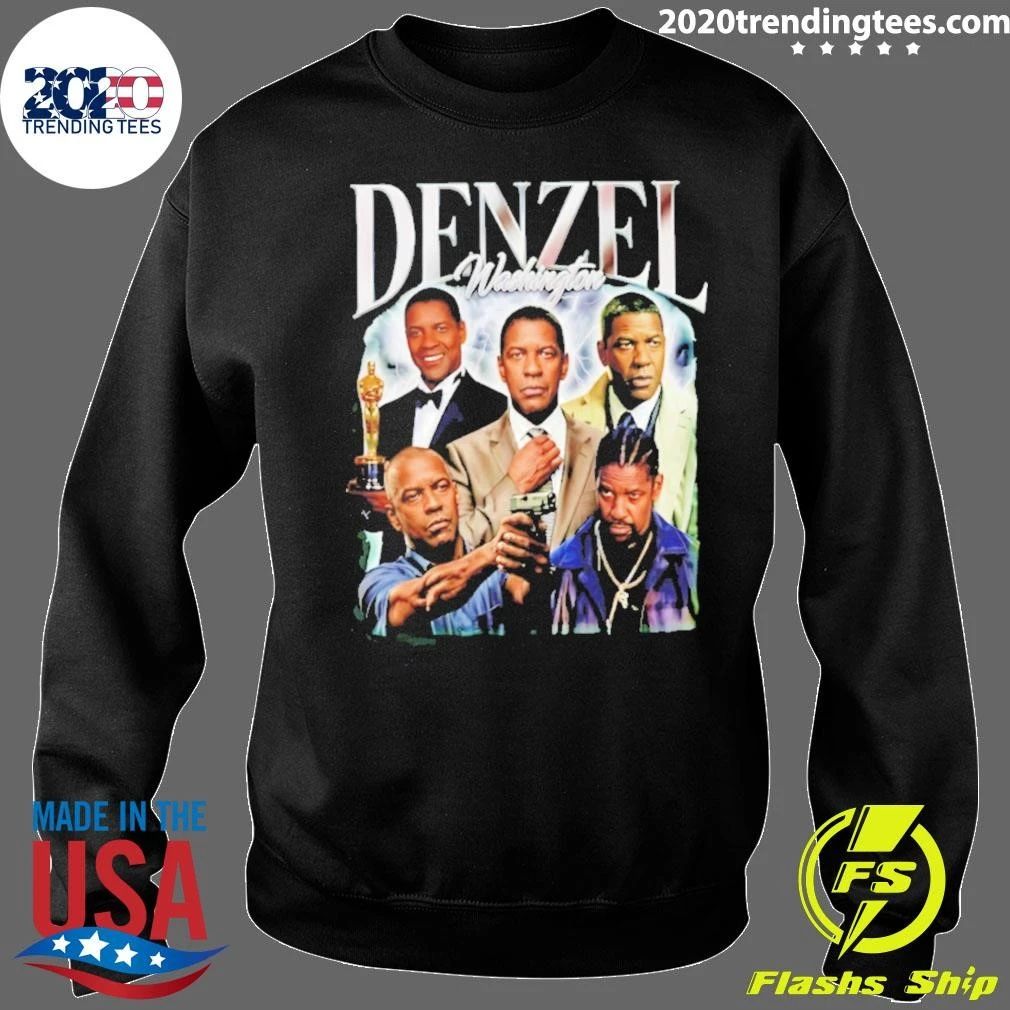 Denzel Washington Collage 90s Bootleg Vintage Shirt