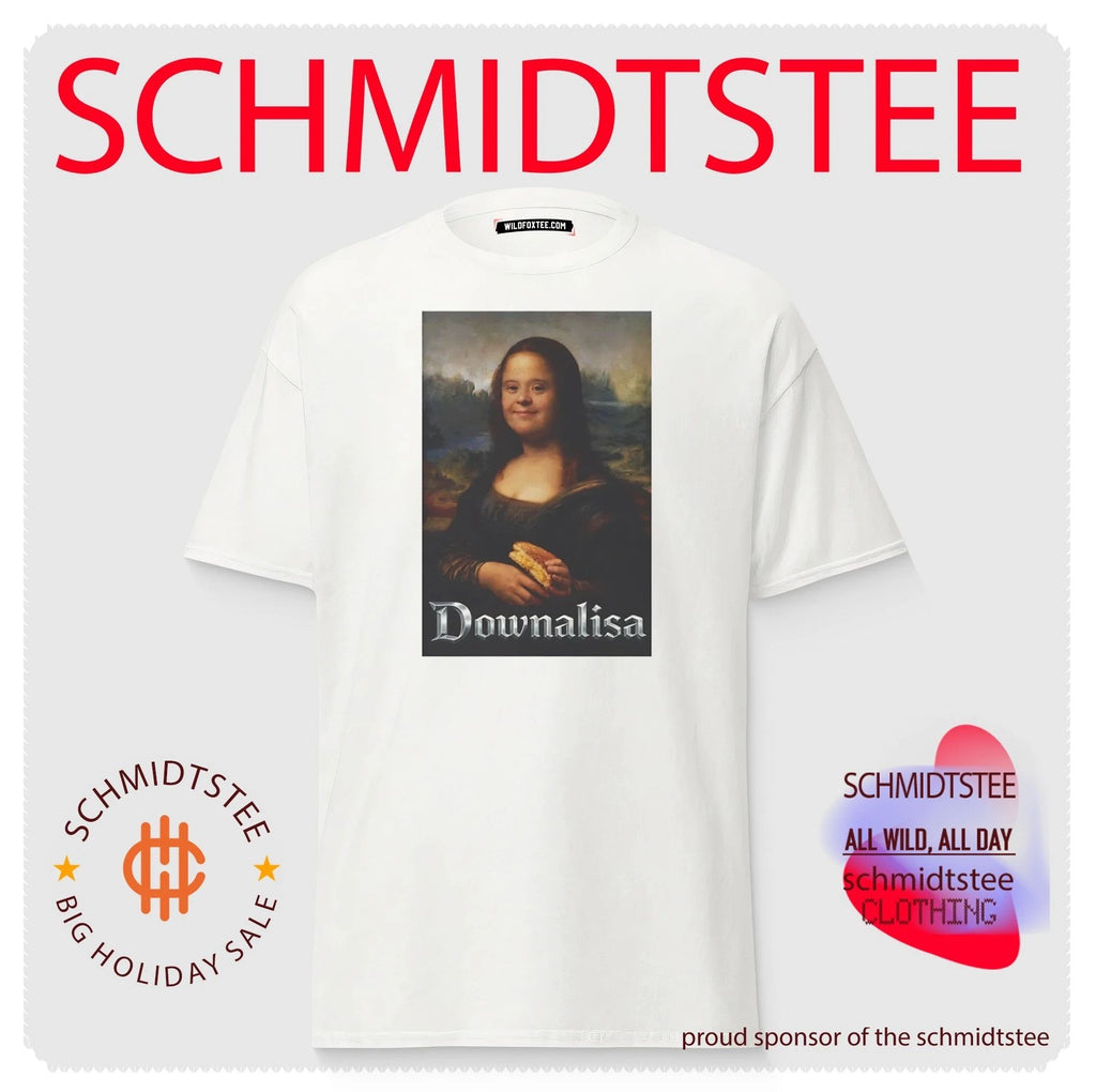Downalisa Monalisa parody shirt
