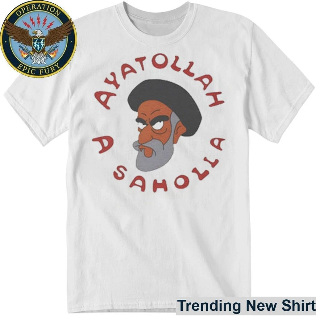 Simpsons Ayatollah T-Shirt Deep Cut Retro Cartoon Reference Shirt