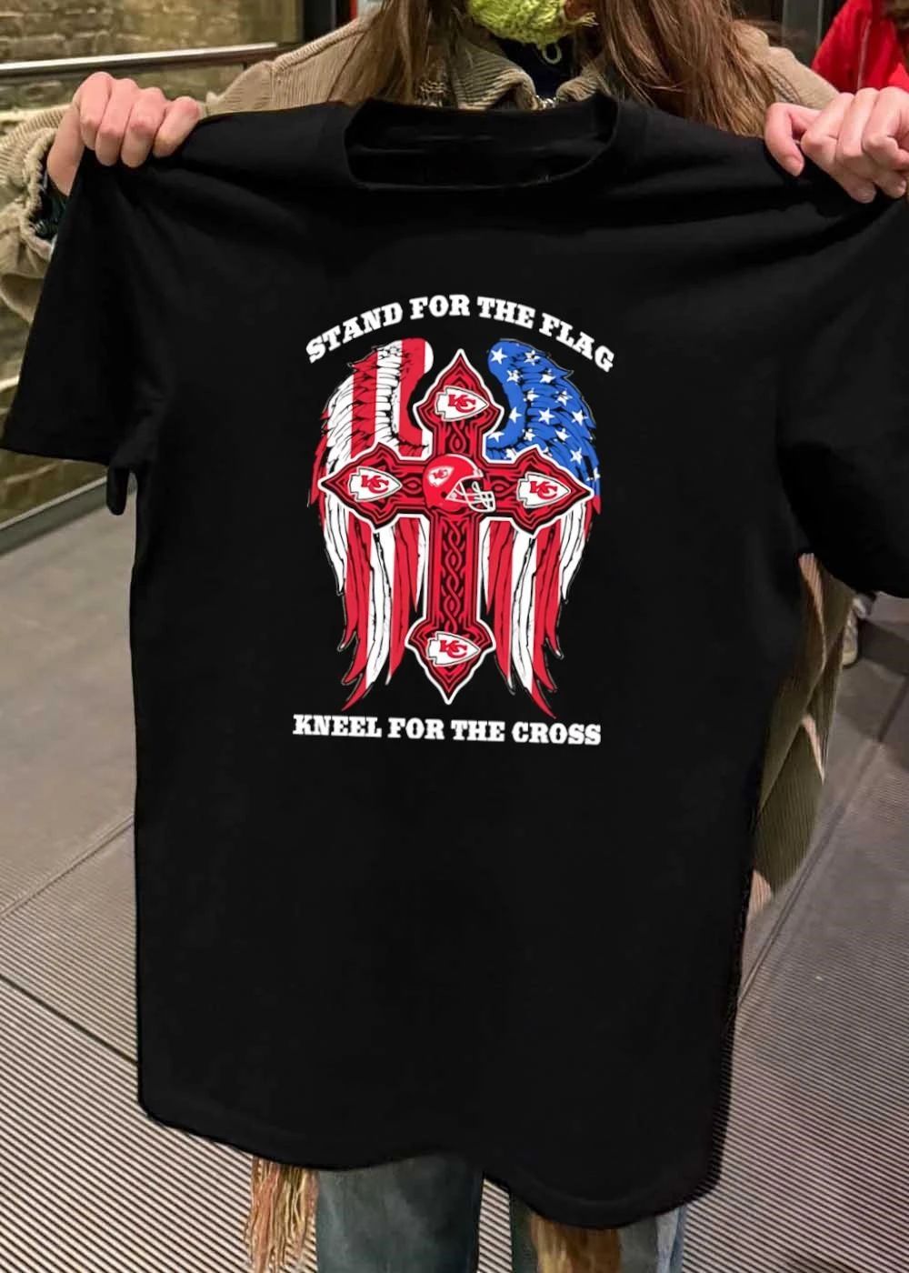 Stand for the Flag Kneel for the Cross Kansas City Chiefs shirt